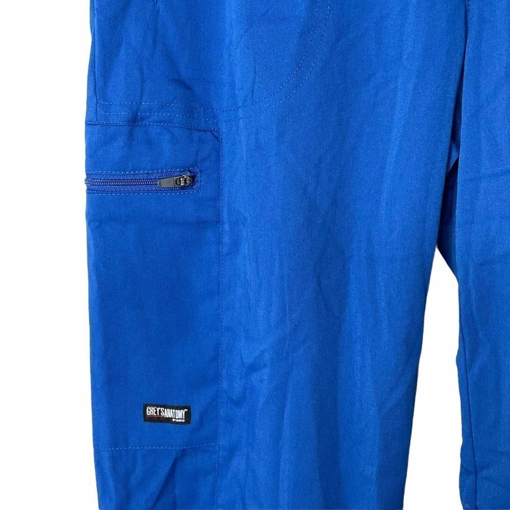 𝅺nwt Grey’s Anatomy by Barco Royal Blue Scrub Stretch Pants S - Picture 6 of 7